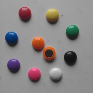 弧型磁吸白板磁扣磁钉直径30mm 3cm磁粒磁铁蘑菇型磁力贴9个颜色