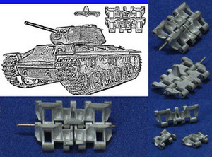 【蟹老板】环凌1:35 026 苏联KV/IS (Type B)坦克模型金属履带