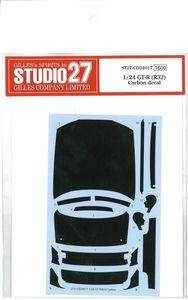 Studio 27 水贴 1/24 GTR R32 碳纤维 配田 CD24017