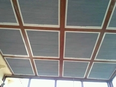 蜂巢帘阳光房顶棚天棚帘配件 电动 手动折叠天棚帘轨道 测量安装