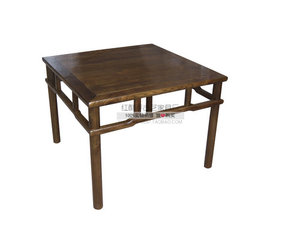 明清仿古家具 板面实木实用 功夫茶桌餐桌 含油漆价