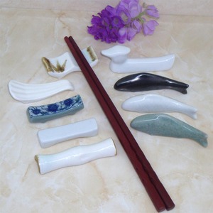 日式陶瓷筷子托餐具筷子架家居勺子垫酒店汤匙架创意韩式陶瓷筷