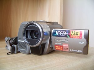 Panasonic/松下 NV-GS238GK磁带摄像机 家庭闲置98成新3CCD摄录机