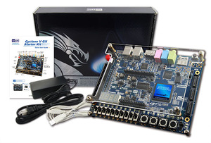 现货Cyclone V GX Starter Kit友晶Altera C5G开发板FPGA入门套件