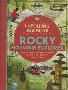 英文原版 Unfolding Journeys Rocky Mountain Explorer 孤独星球儿童版·纸上旅程：落基山脉 进口原版