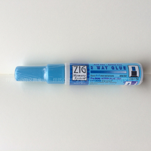 日本吴竹ZIG 4MM平头 两用变色胶水笔 DIY利器