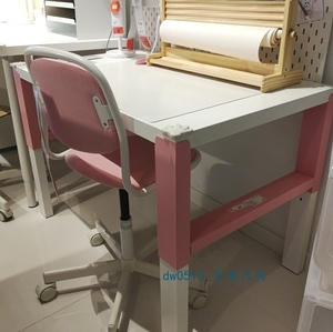 【IKEA/宜家国内代购】 佩尔 书桌组合 儿童桌 学习桌 读书写字桌