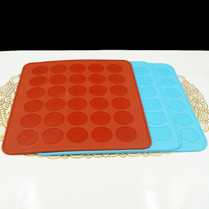 包邮烘焙专用马卡龙硅胶垫硅胶蛋糕饼干模具烤箱 圆形心形梅花4款