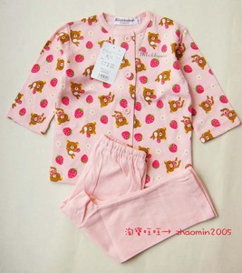 日单日本原单外贸婴儿童装宝宝纯棉上衣裤子睡衣内衣套装男女家居