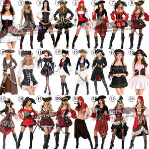 万圣节服装cosplay服装 海盗刀 加勒比海盗服装 成人女 海盗服装