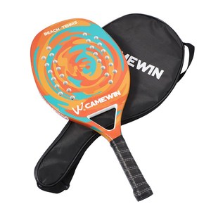推荐High Quality CAMEWIN 4006 Carbon Beach Tennis Racket Pro