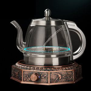 德纳森八宝炉煮茶壶加厚玻璃全自E动上水智能多功能电热烧水壶