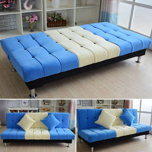 简易沙发整租两用欧式懒人布艺沙发1.8K米小户房装型折叠床沙发床