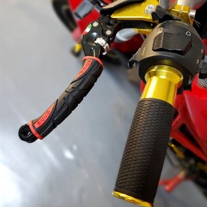 摩托车电动车刹车把手保护套牛角套防滑改装离合器手刹柄套通用型