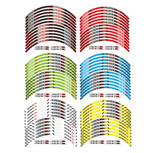 适用于铃木GSXR250 400 600 750 1000防水反光轮圈贴钢圈轮毂贴纸