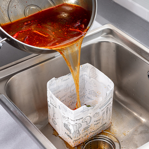 沥滤垃圾袋自立式l家用手提式滤水剩厨房过水菜渣干湿分离袋菜汤