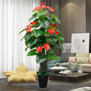 仿真植物大型假树k装饰室内客厅盆花仿生绿植葵树摆仿假花件真栽