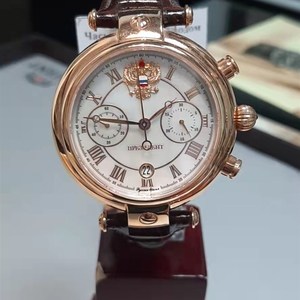 来自俄罗斯普京同款m品牌手表机械全自动机芯玫瑰金色表壳真皮表