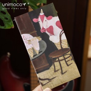 unimoco艺术家合作标准TN&护照款I手帐内芯 彩色艺术纸混合内页