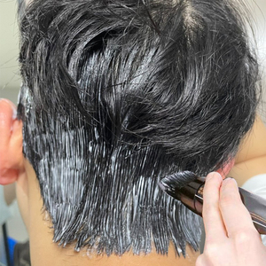 韩国头发鬓角软化剂男直发软发膏服帖烫一梳直洗直免拉家用
