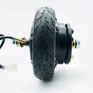 新澳玛6a.5寸无刷无齿轮毂电机实心轮胎36V电机马达小轮毂电机