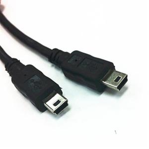 mini5PIN对5PIN USB线 数据线 5P转5P 线 T口对T口公对公线25CM