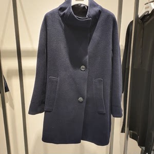 柯罗芭/KLOVA 专柜正品羊毛大衣外套 16L3-FY3565 吊牌价格：7980