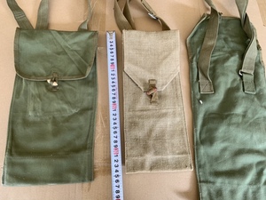 60年代亚麻土黄色53式工具包尺套 绿色单肩包多功能收纳包 保真