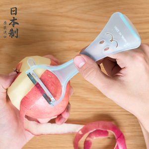 日本进口家用削皮器厨房不锈钢水果刀多功能黄瓜去皮神器刨子刨刀