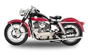 富兰克林 1：10 1957 哈雷 XL Sportster 摩托车模型收藏