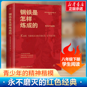 钢铁是怎样炼成的 精装典藏无删减 奥斯特洛夫斯基初中正版原著寒暑假课外阅读书目正版书籍小说新华书店旗舰店中国友谊出版公司