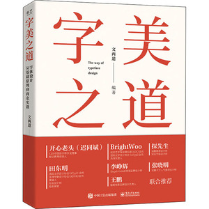 字美之道 字体设计从基础原理到商业实战 正版书籍 新华书店旗舰店文轩官网 电子工业出版社