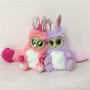 出口外贸 丛林宝宝小兔子会动眼睛耳朵玩偶手偶动物娃娃毛绒玩具