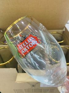 时代啤酒杯比利时进口StellaArtois高脚杯专用玻璃杯330毫升 单支