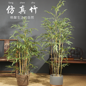 中式仿真竹子盆栽植物室内客厅大型装饰摆件假树塑料绿植造景 阿里巴巴找货神器 中式仿真竹子盆栽植物室内客厅大型装饰摆件假树塑料绿植造景 阿里巴巴找货神器
