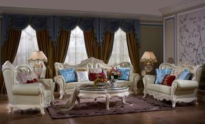 国森豪美斯沙发法式客厅家具组合轻奢弧度红星美凯龙石家庄方北店