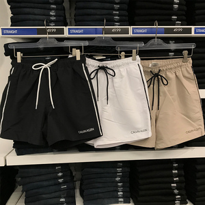 CK Calvin Klein 男士夏季新款串标时尚舒适休闲短裤沙滩裤泳裤