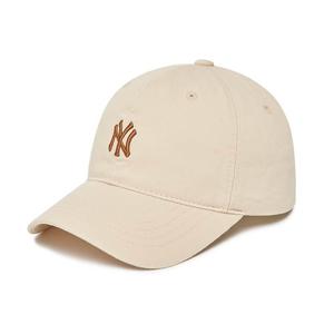 韩国正品MLB童帽子NY软顶棒球帽男女宝宝CP77儿可调节鸭舌帽亲子