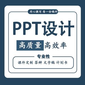 高端PPT制作设计美化排版中英文幻灯片动画汇报