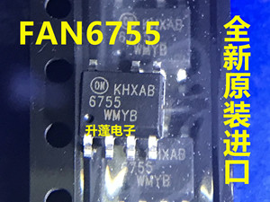 6755  FAN6755 FAN6755WMYB  贴片7脚  电源芯片IC 全新直拍