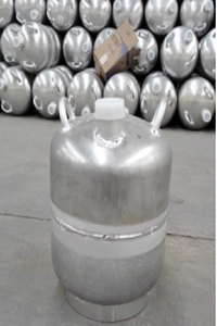 50侧口无缝硝酸罐厚3mm化工金属铝罐容器厂家浓硝酸铝储罐/瓶子