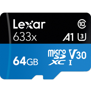 Lexar雷克沙64GTF卡手机内存卡GoPro9/8/7/6/5 Max4K高速卡存储卡