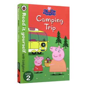 英文原版 Peppa Pig Camping Trip Level 2 小猪佩奇 露营之旅 小瓢虫自主阅读分级读物 2级 英文版 进口英语原版书籍