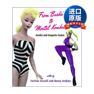 英文原版 From Barbie to Mortal Kombat The MIT Press 从芭比娃娃到真人快打 性别与电脑游戏 游戏设计开发 女性市场