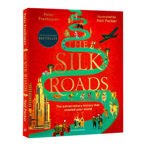 英文原版 The Silk Roads  丝绸之路 一部全新的世界史 新版青少年插图版 一带一路 世界通史 樊登读书会荐 进口英语原版书籍