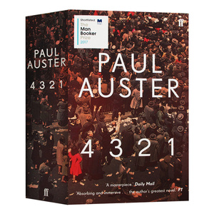保罗奥斯特 4321 英文版4321 Shortlisted for The Man Booker Priz 原版进口英语书 入围2017年布克奖 Paul Auster 英文原版小说