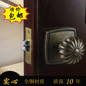 泰好铜锁豪华卫浴门锁|台湾泰好工房球形门锁TH LP-1292 OB/PVD