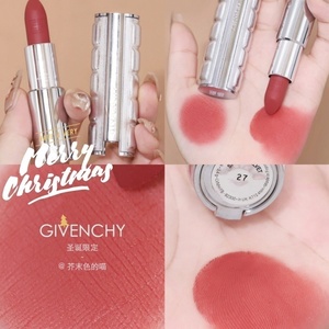 Givenchy/纪梵希圣诞限定银管口红N27/338散粉12大牌圣诞礼盒彩妆