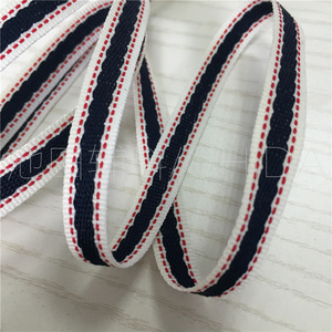 韩版服装辅料 涤纶三色织带 衣服领口侧缝压缝带 裤子压边装饰带
