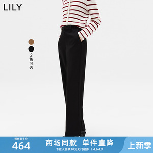 【商场同款】LILY时尚气质通勤直筒西装裤休闲裤123410C5208
